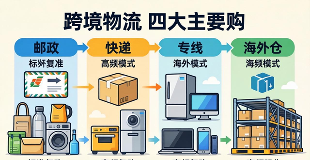 跨境物流四大模式解析：邮政、快递、专线与海外仓选择指南__跨境物流四大模式解析：邮政、快递、专线与海外仓选择指南