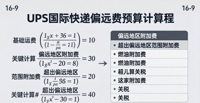ups偏远地区附加费_ups偏远费查询_
