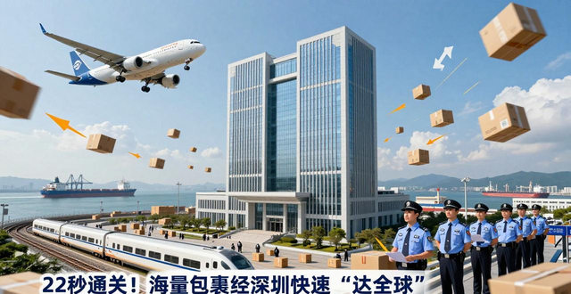 22秒通关！海量包裹经深圳快速“达全球”__22秒通关！海量包裹经深圳快速“达全球”