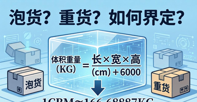重货和泡货的标准_界定重货泡货的依据_