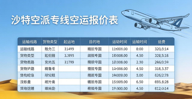 沙特转运公司__沙特空运快递