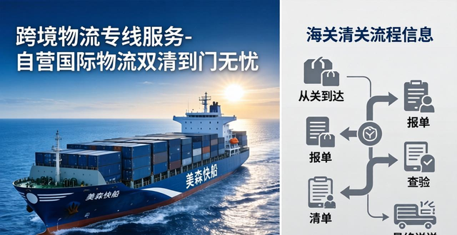跨境物流专线服务-自营国际物流双清到门无忧