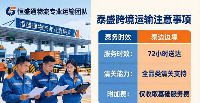 跨境事项运输中泰注意事项包括__跨境货物运输流程