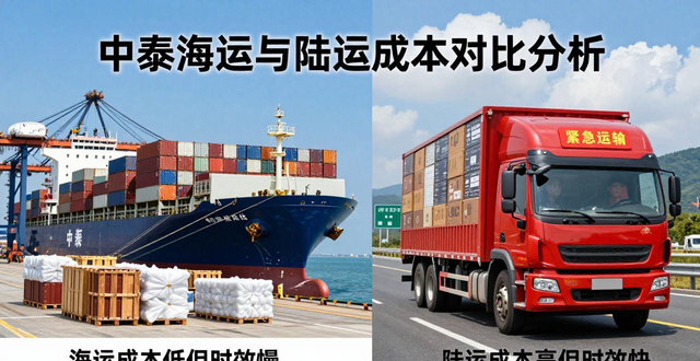 国内海运与陆运的成本比较_海运和陆运哪个成本低_