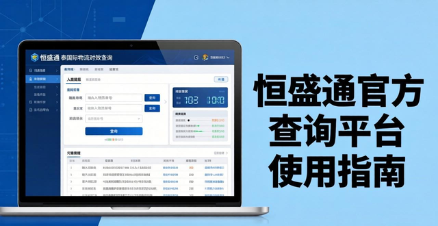 中泰国际物流时效查询-官方查询平台