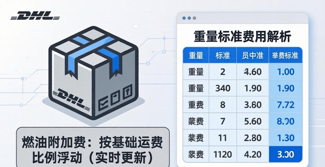 _dhl快递体积重量计算公式_dhl国际快递运费计算公式