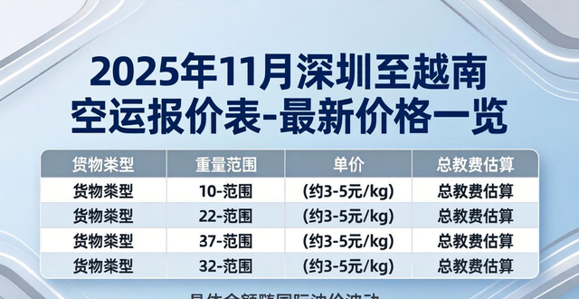空运越南多少钱一公斤__越南空运费用多少
