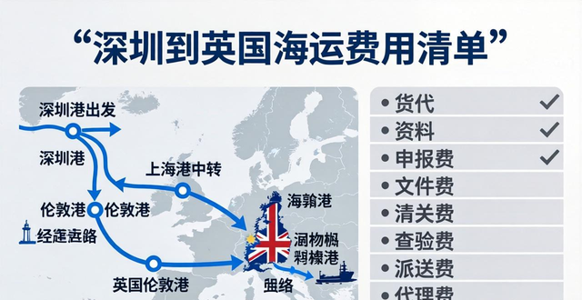 深圳到英国海运多久能到?费用多少?