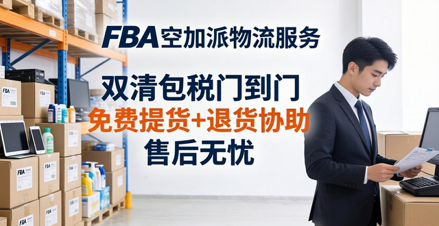 FBA空加派双清包税门到门 | 免费提货+退货协助 | 售后无忧