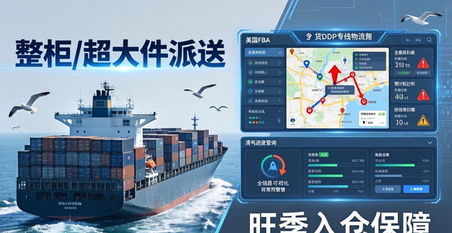 美国FBA/大货DDP专线 | 整柜/超大件派送 | 旺季入仓保障