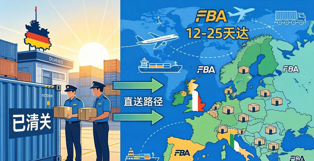 意大利物流专线_亚马逊 FBA 仓直达_12-25 天达_全境派送