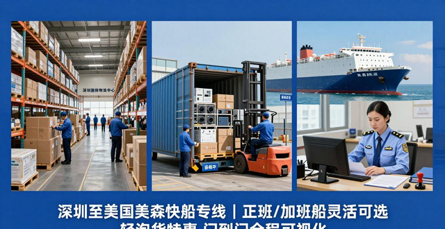 深圳至美国美森快船专线｜正班/加班船灵活可选 轻泡货特惠 门到门全程可视化