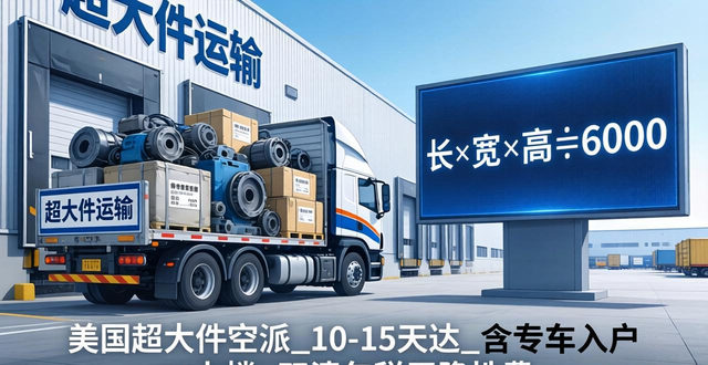 美国超大件空派_10-15 天达_含专车入户 + 上楼_双清包税无隐性费