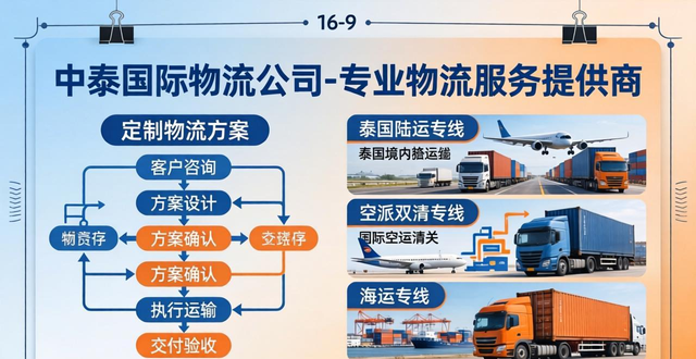 中泰国际物流公司-专业物流服务提供商