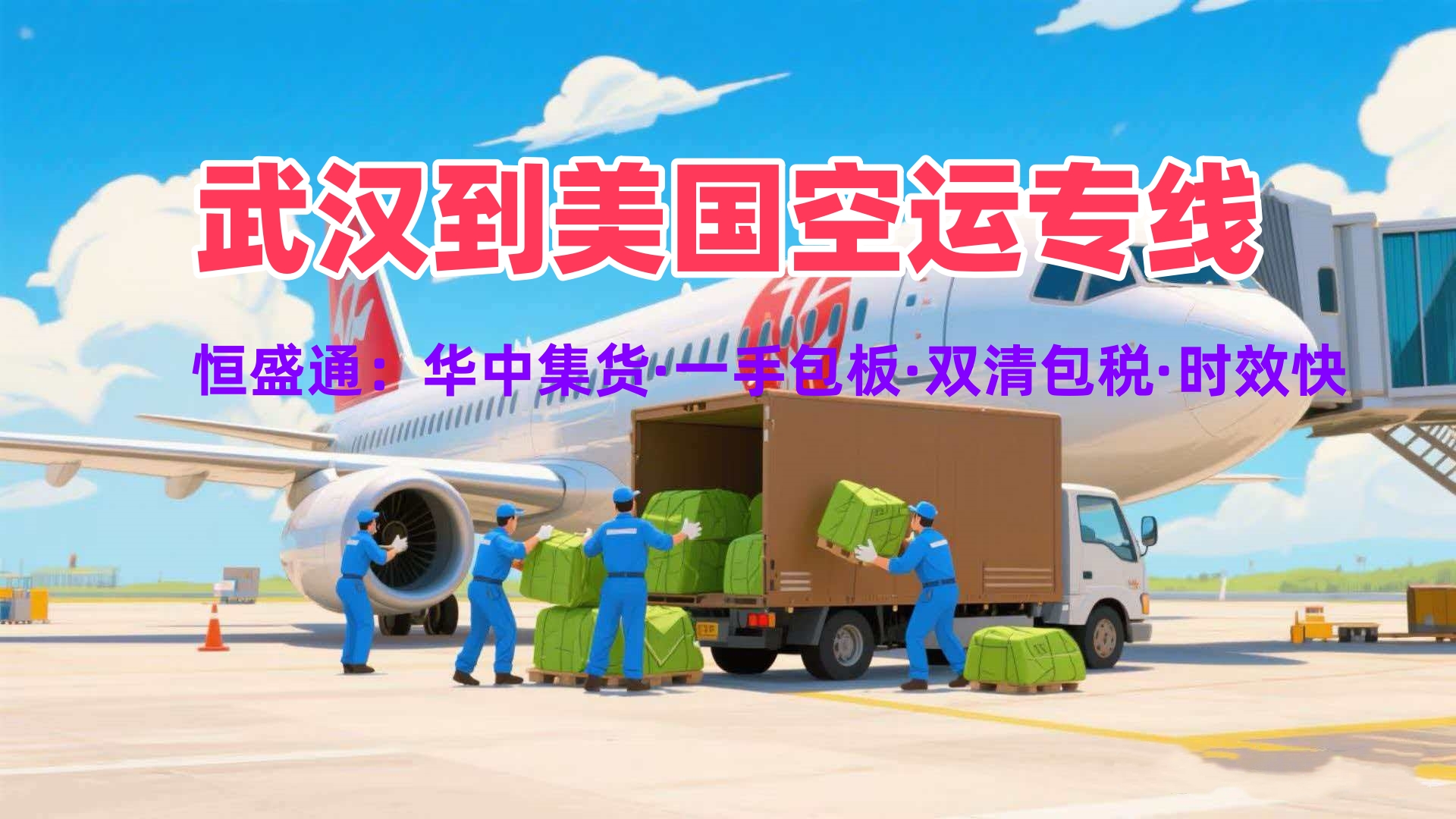 武汉到美国空运专线 一手渠道双清包税稳定直达