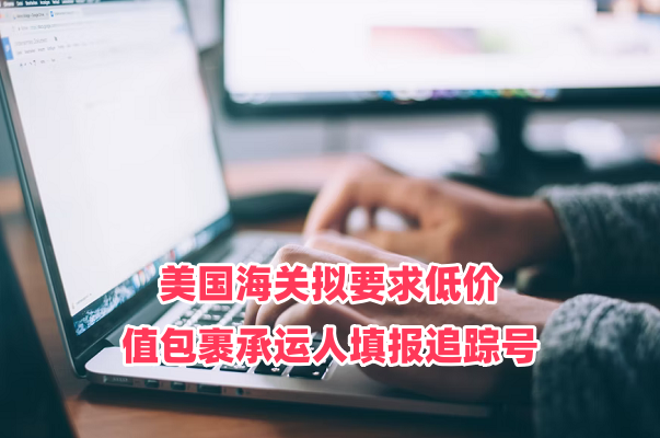 美国海关拟要求低价值包裹承运人填报追踪号